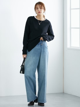 nissen Tall Modelsさん（レディース・173cm）の秋コーディネート