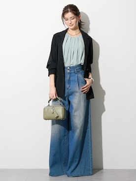 nissen Tall Modelsさん（レディース・172cm）の春コーディネート