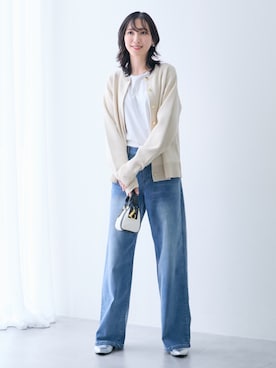 nissen Tall Modelsさん（レディース・176cm）の秋コーディネート