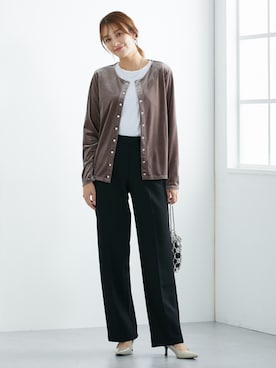nissen Tall Modelsさん（レディース・173cm）の秋コーディネート