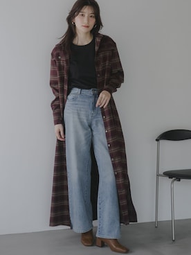 nissen Tall Modelsさん(レディース・174cm)の秋コーディネート