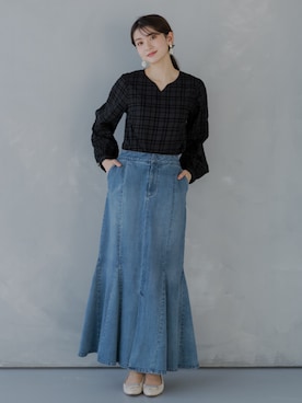 nissen Tall Modelsさん(レディース・169cm)の冬コーディネート