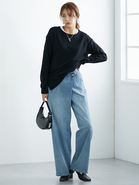 nissen Tall Modelsさん（レディース・173cm）の秋コーディネート