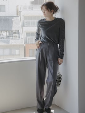 nissen Tall Modelsさん（レディース・174cm）の秋コーディネート