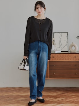 nissen Tall Modelsさん（レディース・174cm）の秋コーディネート
