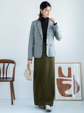 「nissen（ニッセン）のアイテム」を使った、nissen Tall Modelsさん（レディース・176cm）の秋コーディネート