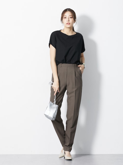 Drawer ウールフラノテーパードパンツ　ネイビー　38 未使用 MADE IN JAPAN』 new basic ウールフラノビーバーテーパード