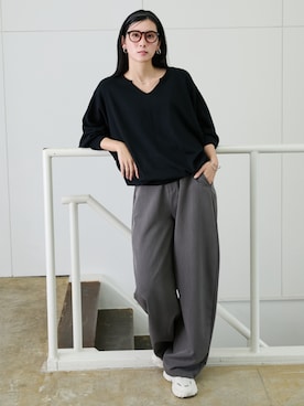 nissen Tall Modelsさん（レディース・174cm）の秋コーディネート