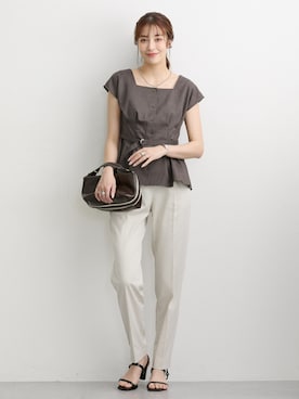 nissen Tall Modelsさん（レディース・173cm）の夏コーディネート