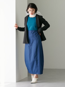 nissen Tall Modelsさん（レディース・170cm）の春コーディネート