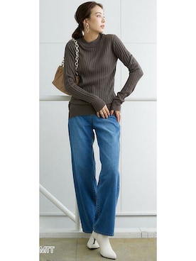 nissen Tall Modelsさん（レディース・173cm）の秋コーディネート