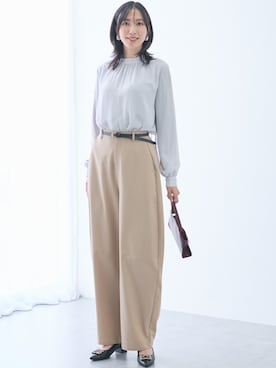 nissen Tall Modelsさん（レディース・176cm）の秋コーディネート
