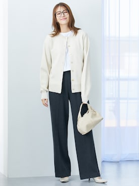 「アイテム（キャミソール）」を使った、nissen Tall Modelsさん（レディース・173cm）の秋コーディネート