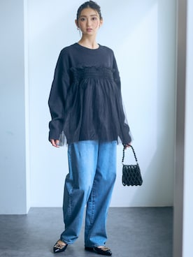 nissen Tall Modelsさん（レディース・172cm）の秋コーディネート