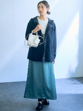 「高身長コーデ 」｜「アイテム（ジャケット/アウター）」を使った、nissen Tall Modelsさん（レディース・172cm）の秋コーディネート