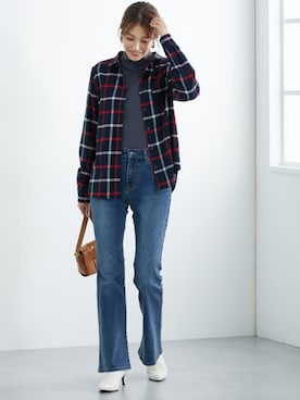 nissen Tall Modelsさん（レディース・173cm）の秋コーディネート