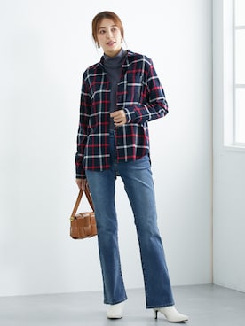 nissen Tall Modelsさん（レディース・173cm）の秋コーディネート