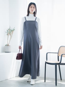「nissen（ニッセン）のアイテム」を使った、nissen Tall Modelsさん（レディース・176cm）の秋コーディネート