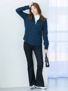nissen Tall Modelsさん（レディース・173cm）の秋コーディネート