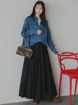 「高身長女子コーデ」｜nissen Tall Modelsさん（レディース・170cm）の夏コーディネート