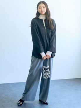 nissen Tall Modelsさん(レディース・172cm)の秋コーディネート