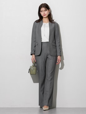 「アイテム（キャミソール）」を使った、nissen Tall Modelsさん（レディース・172cm）の冬コーディネート