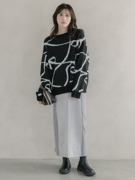 nissen Tall Modelsさん(レディース・174cm)の秋コーディネート