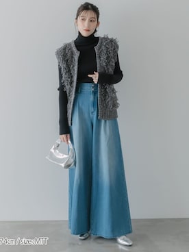 nissen Tall Modelsさん（レディース・174cm）の秋コーディネート
