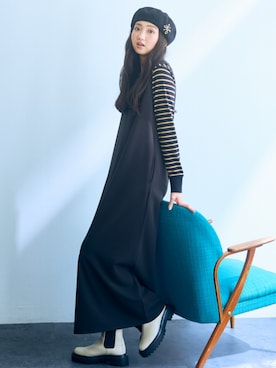 「高身長コーデ 」｜「アイテム（ワンピース/ドレス）」を使った、nissen Tall Modelsさん（レディース・172cm）の夏コーディネート
