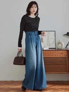 nissen Tall Modelsさん（レディース・174cm）の秋コーディネート