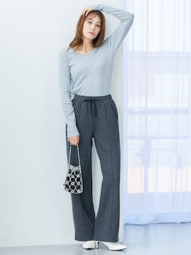 「nissen（ニッセン）のアイテム」を使った、nissen Tall Modelsさん（レディース・173cm）の秋コーディネート