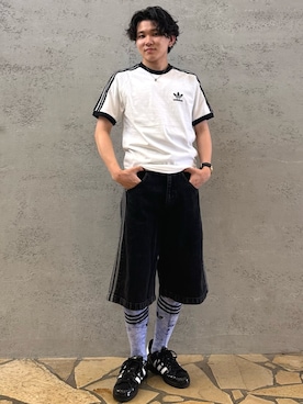 「スーパースター」｜Yohjiさん（メンズ・169cm）の夏コーディネート