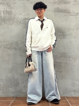 「アイテム（ジャージ）」を使った、Yohjiさん（メンズ・169cm）の秋コーディネート