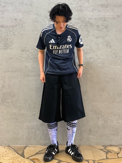 タイダイ クルーソックス 2足組