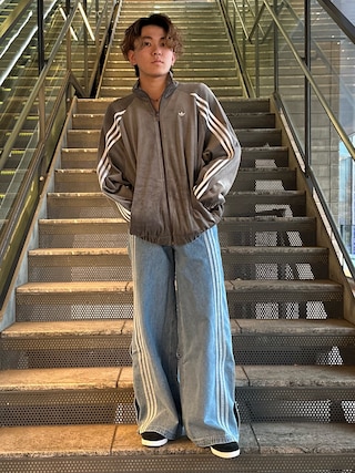 パッチワーク adidas(アディダス) デニム・ジーパン(レディース