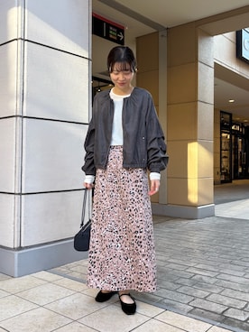 「MICO COULIER（ミコクリエ）のアイテム」を使った、higuchiさん（レディース・162cm）の秋コーディネート