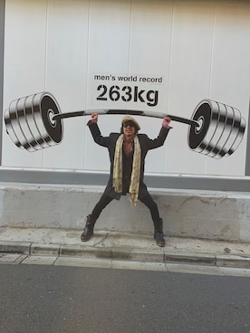 「アイテム（帽子）」を使った、masahiroflowaさん（メンズ・178cm）の冬コーディネート