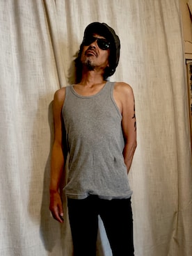 「アイテム（キャスケット）」を使った、masahiroflowaさん（メンズ・178cm）の夏コーディネート