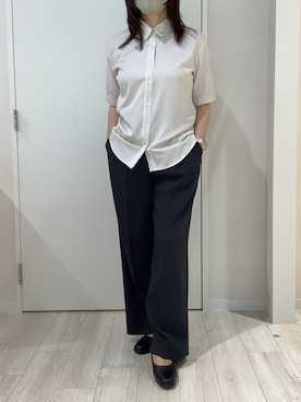 「ＵＶカット」｜TOKYO SHIRTS OUTLET 北九州アウトレット店さん（レディース・165cm）の夏コーディネート