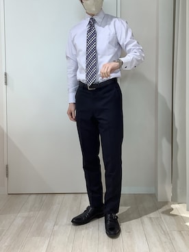 「BRICK HOUSE by TOKYO SHIRT」｜TOKYO SHIRTS OUTLET 北九州アウトレット店さん（メンズ・170cm）の春コーディネート