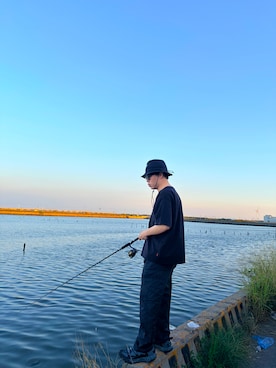 「アイテム（ハット）」を使った、brianfuq97さん（メンズ・170cm）の秋コーディネート