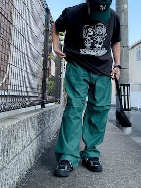 「アイテム（Tシャツ/カットソー）」を使った、setuさん（レディース・158cm・60代）の夏コーディネート