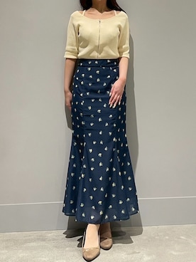 モユク札幌店さん（レディース・159cm）の春コーディネート