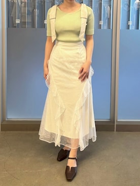 モユク札幌店さん（レディース・158cm）の春コーディネート