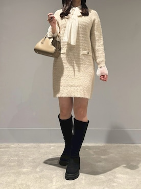 「31 Sons de mode（トランテアン　ソン　ドゥ　モード）のアイテム」を使った、モユク札幌店さん（レディース・158cm）の冬コーディネート