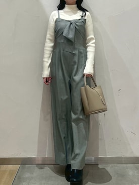 モユク札幌店さん（レディース・159cm）の冬コーディネート
