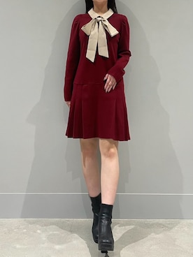 「31 Sons de mode（トランテアン　ソン　ドゥ　モード）のアイテム」を使った、モユク札幌店さん（レディース・159cm）の冬コーディネート