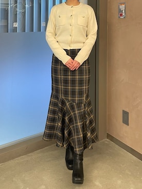 モユク札幌店さん(レディース・159cm)の冬コーディネート