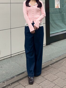 モユク札幌店さん（レディース・152cm）の春コーディネート