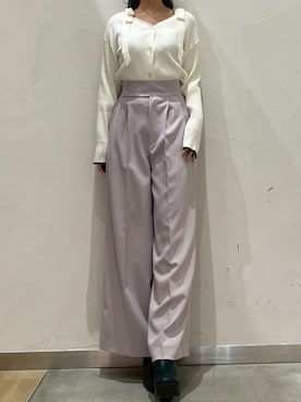 モユク札幌店さん（レディース・159cm）の冬コーディネート